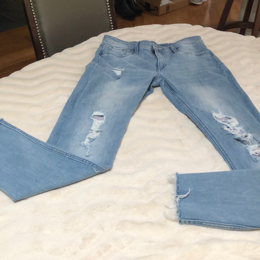 H&M skinny fit lite blue Demin jeans